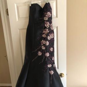 Long dress evening gown formal mother of the bride - prom flowers